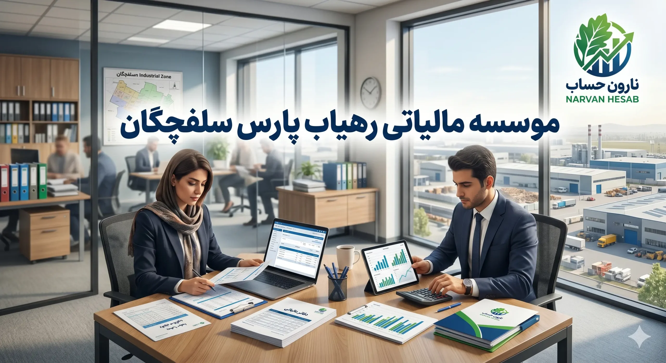 شرکت حسابداری در قم (آپدیت 1405) + بررسی خدمات مالیاتی 7 موسسه مالیاتی رهیاب پارس سلفچگان