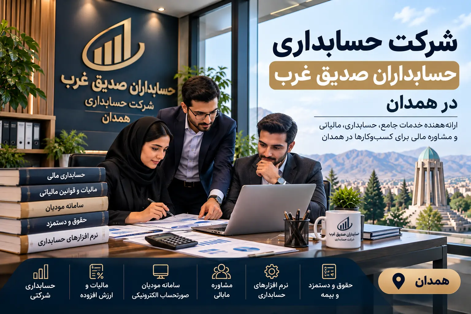 شرکت حسابداری حسابداران صدیق غرب در همدان